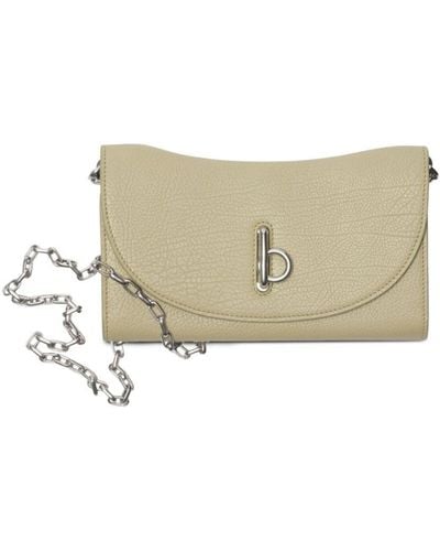 Burberry Rocking Horse Chain Wallet - Natural