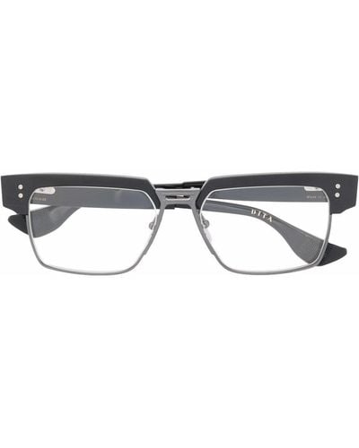 Dita Eyewear スクエア眼鏡フレーム - ブラウン