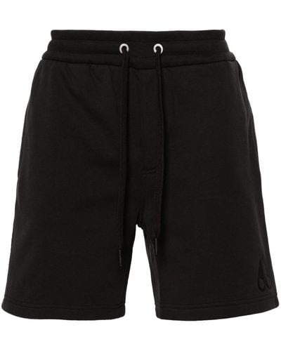 Moose Knuckles Clyde Cotton Bermuda Shorts - Black