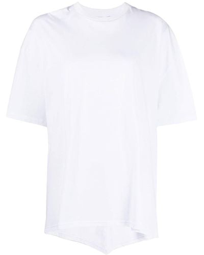 Alexandre Vauthier Asymmetrisch T-shirt - Wit