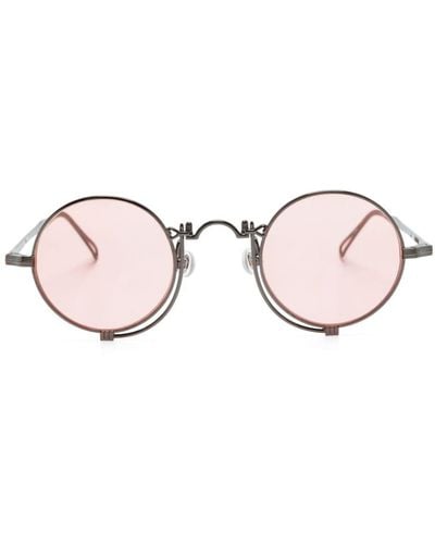 Matsuda Tinted-lenses Round-frame Sunglasses - Pink