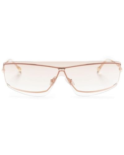 Isabel Marant Shield-frame Gradient Sunglasses - Natural