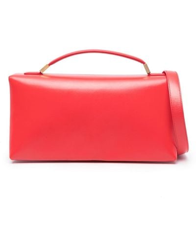 Marni Prisma Padded Leather Bag - Red