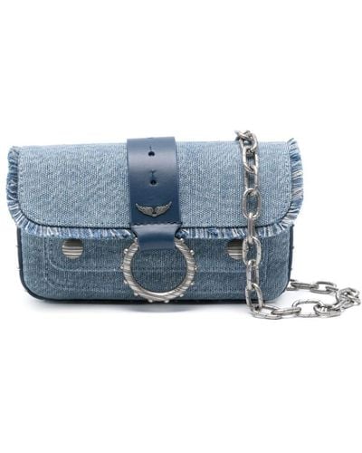 Zadig & Voltaire Kate Wallet Shoulder Bag - Blue