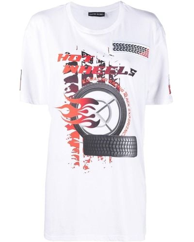 David Koma Hot Wheels Graphic T-shirt - White