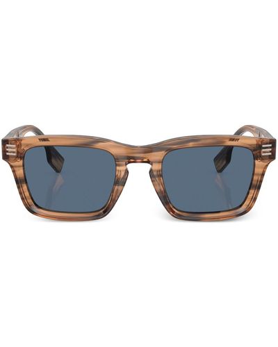 Burberry Rectangle-frame Sunglasses - Blue