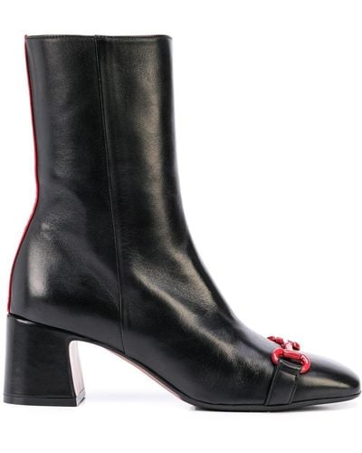 Madison Maison Horsebit Leather Boots - Black