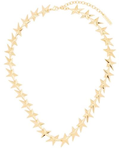 Mugler Halskette mit verschlungenen Sternen - Natur