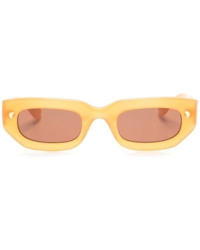 Nanushka Kadee Rectangle-frame Sunglasses - Pink