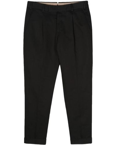 PT Torino Pantalones ajustados de talle medio - Negro