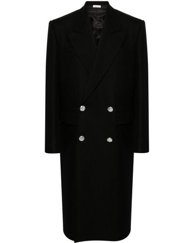 Alexander McQueen Cappotto doppiopetto - Nero