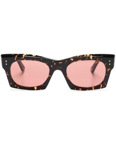 Marni Tortoiseshell-effect Square-frame Sunglasses - Pink