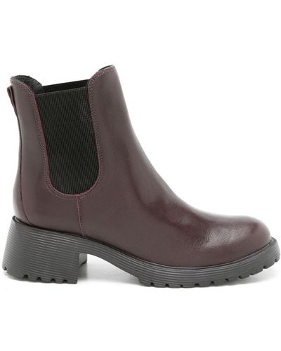 Sarah Chofakian Emil 55mm Side-panel Chelsea Boots - Brown