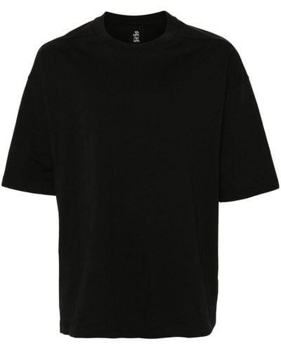 Thom Krom T-shirt Met Vlakken - Zwart