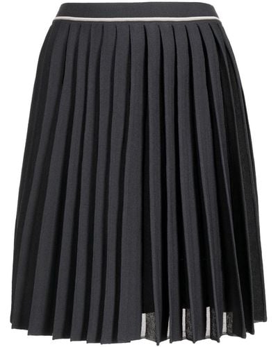 Izzue Elasticated-waistband Skirt - Black