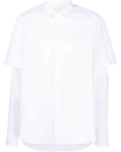 DIESEL S-marley-a Gelaagd Overhemd - Wit