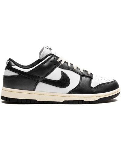Nike Dunk Low Vintage "panda" Sneakers - Black