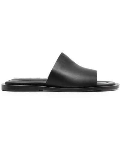 JOSEPH Softy Pool Flat Sandals - Black
