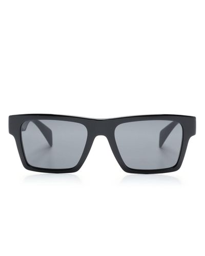 Versace Eyewear Gafas de sol Greca con montura cuadrada - Gris