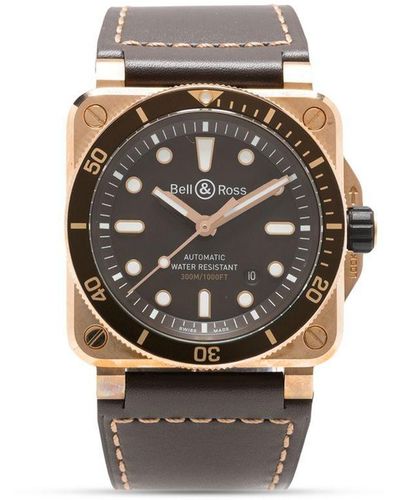 Bell & Ross Br 03-92 Diver 42mm 腕時計 - ブラウン