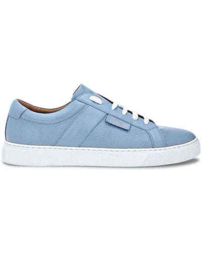 Billionaire Low-top Leather Sneakers - Blue