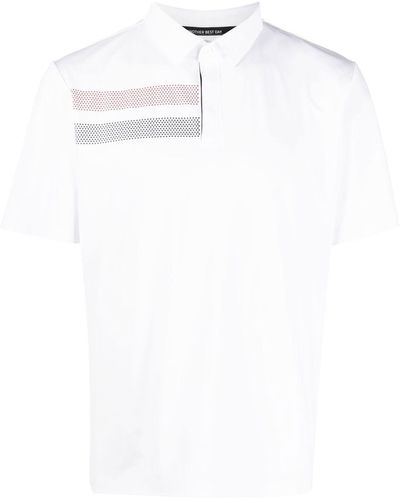 Rossignol ストライプ ポロシャツ - ホワイト