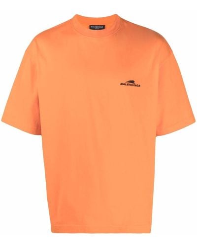 Balenciaga Camiseta oversize Year Of The Tiger - Naranja
