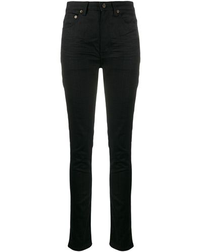 Saint Laurent Skinny Jeans - Zwart