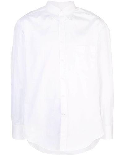 Brunello Cucinelli Klassisches Hemd - Weiß