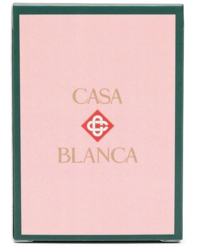 Casablanca Carte da gioco con stampa - Rosa