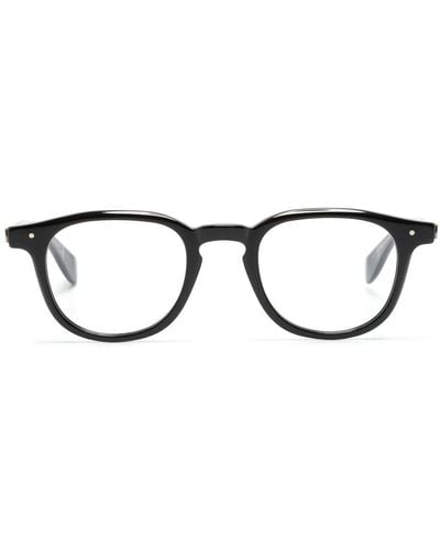 Eyevan 7285 Brille mit rundem Gestell - Schwarz