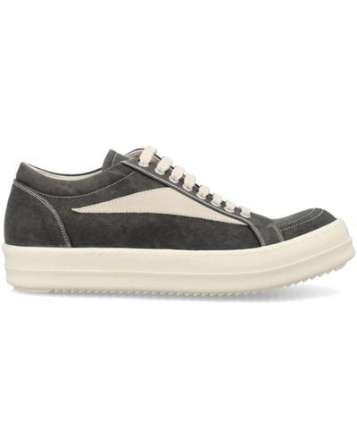 Rick Owens Vintage Lace-up Trainers - Grey