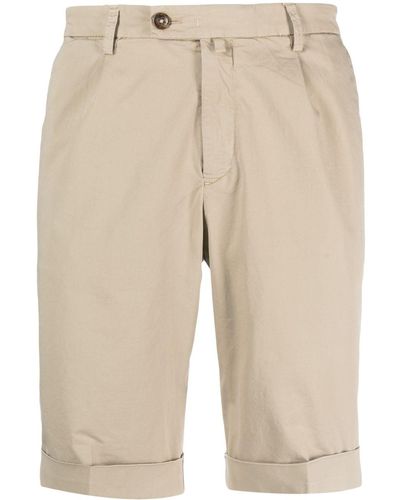 Briglia 1949 Knee-length Cotton Chino Shorts - Natural