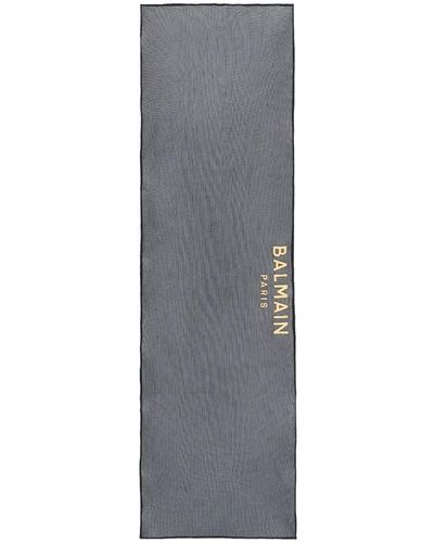 Balmain Pareo mit transparentem Design - Grau