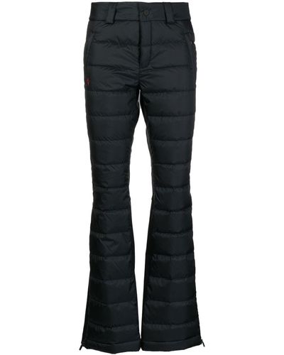 Perfect Moment Talia Quilted Flared Pants - Blue