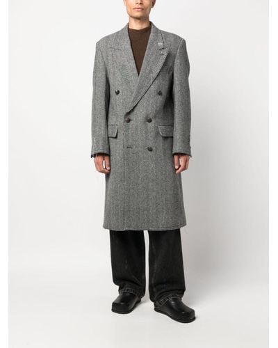 ANDERSSON BELL Moriens Double-breasted Coat - Gray