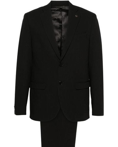 Manuel Ritz Costume à simple boutonnage - Noir