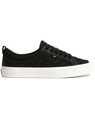 CARIUMA Oca Low Quilted Lace-up Trainers - Black
