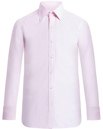 Tom Ford Cotton Poplin Shirt - Pink