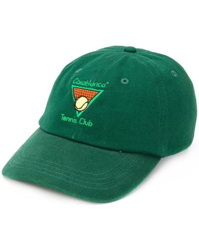 Casablancabrand Baseballkappe mit "Tennis Club"-Stickerei - Grün