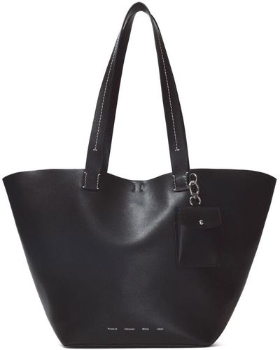 Proenza Schouler Large Bedford Leather Tote Bag - Black