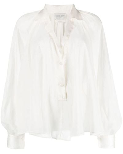 Forte Forte Blouse Met Boothals - Wit