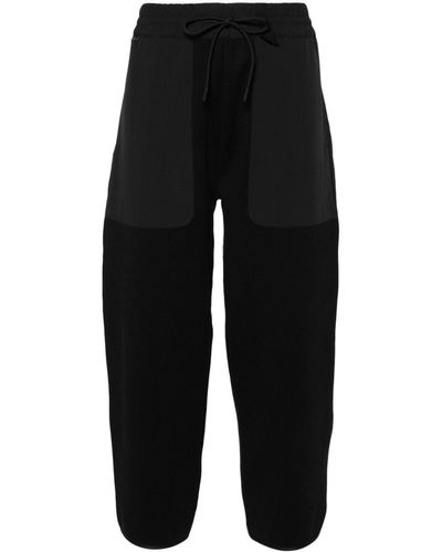 Moncler Tapered-leg Track Trousers - Black