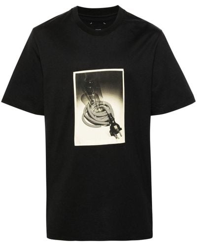 OAMC Photograph-print Cotton T-shirt - Black