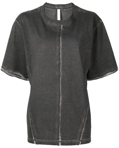 Dion Lee Space Dye Cotton T-shirt - Grey