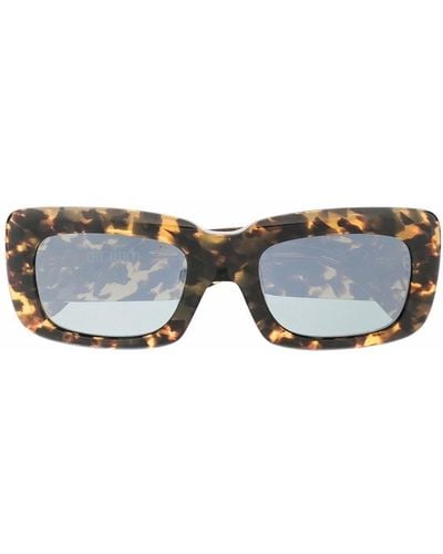 Linda Farrow X The Attico Marfa Tortoiseshell Sunglasses - Brown