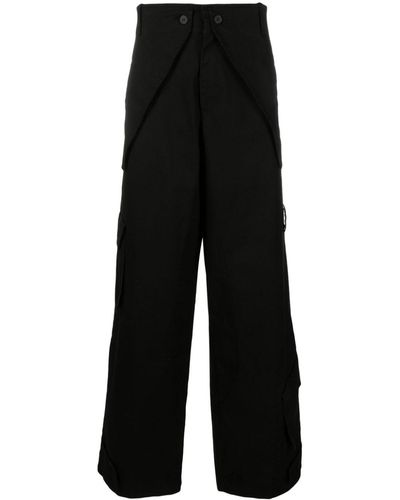 A_COLD_WALL* Mid-rise Wide-leg Cargo Trousers - Black