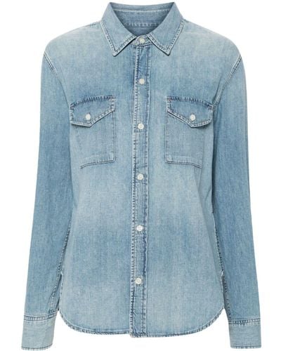 Citizens of Humanity Camicia denim Baby Shay - Blu