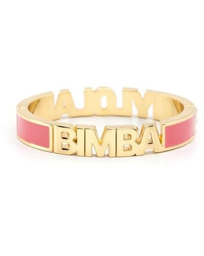 Bimba Y Lola Bracciale bicolore con logo - Metallizzato