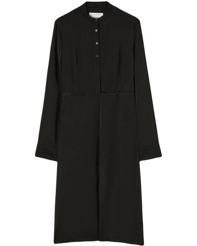Jil Sander Buttoned-up Shirt Dress - Black